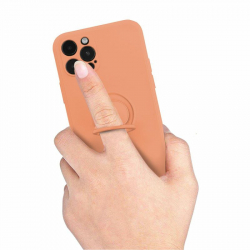 Nakładka Finger Ring Samsung A03s (A037F) pomarańczowa